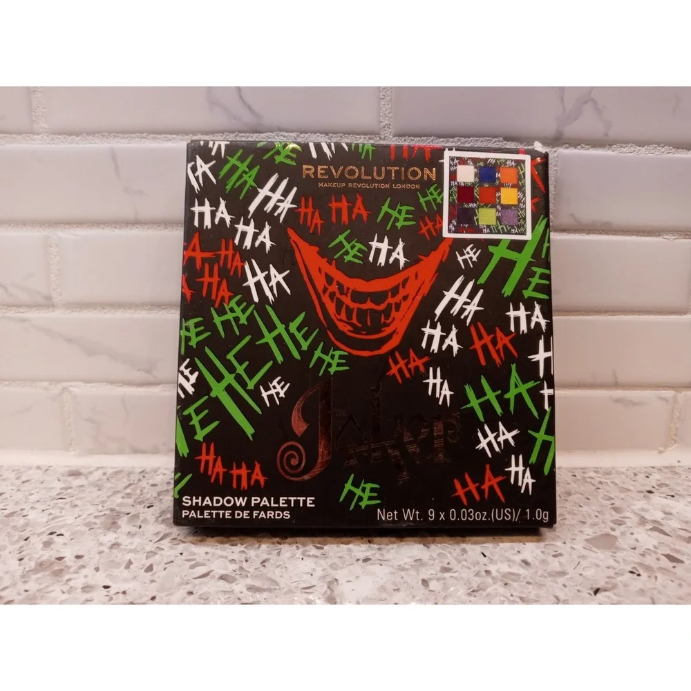 NEW Revolution Makeup Joker Eye Shadow Color Palette Batman DC Comic Limited
